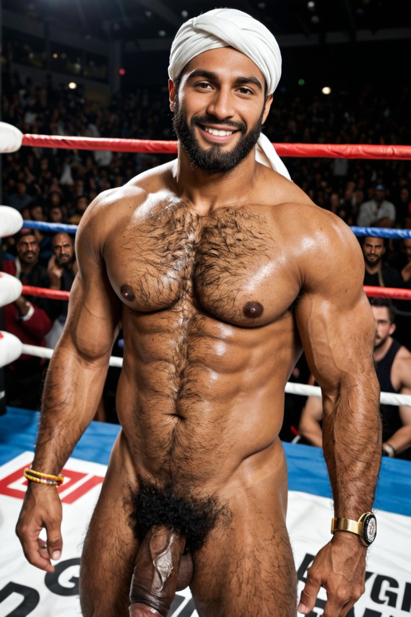 Solo, Extreme Hairy Body, Bodybuilder Porno IA Gay