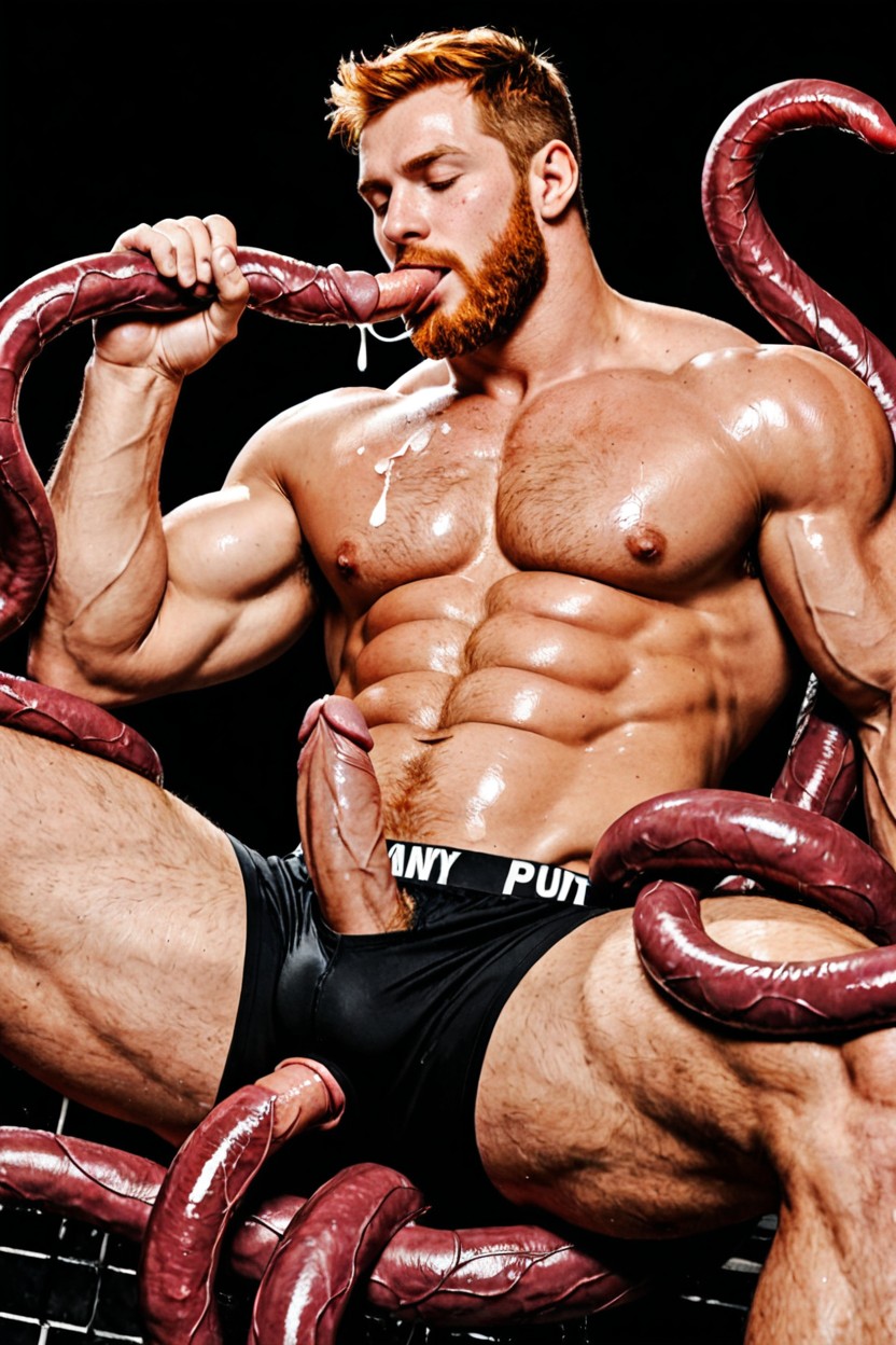 Éjaculation, Eggs Laying On The Floor, Super Massive Bodybuilder Porno IA Gay