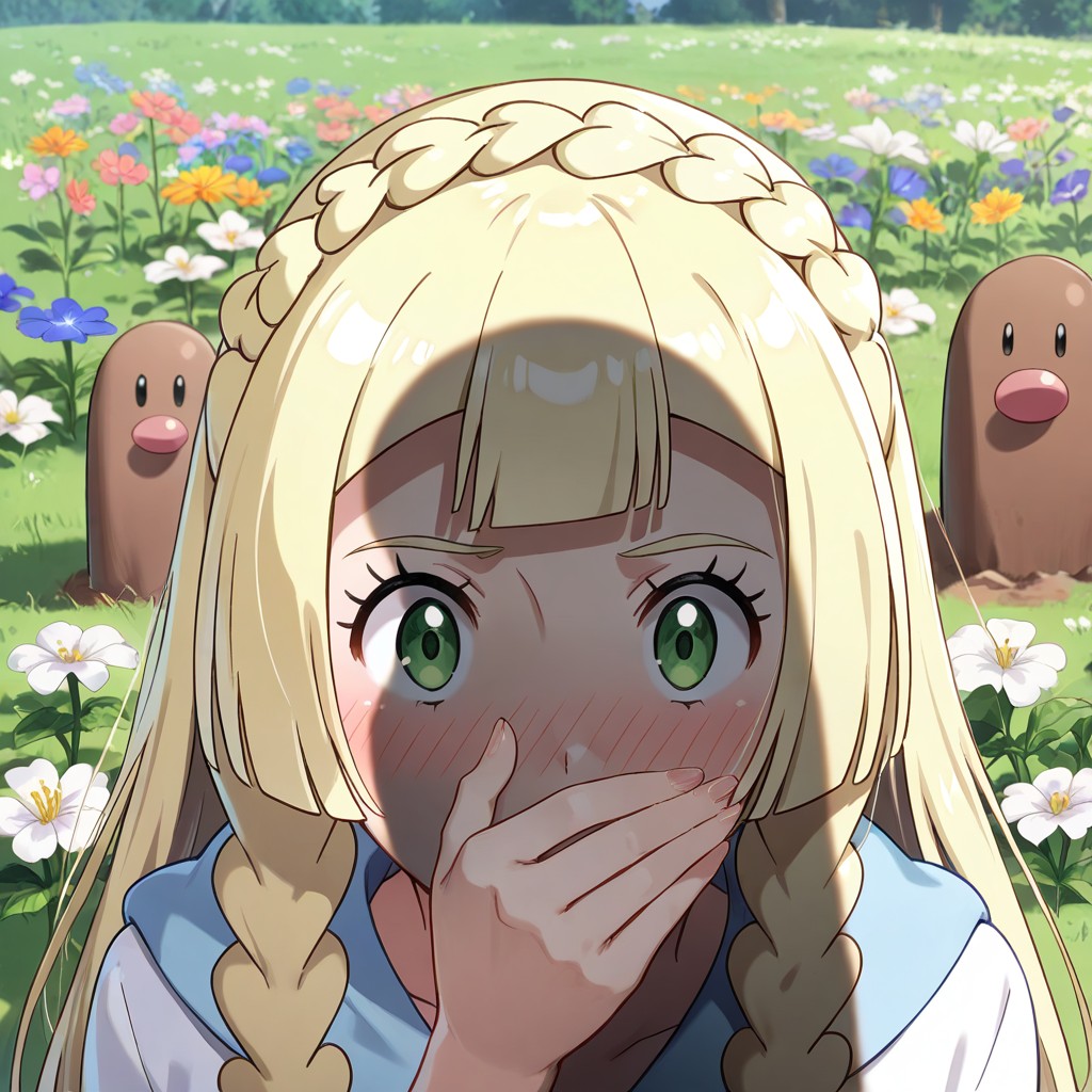 Lillie From Pokemon, On_, Closeup Face Porno IA Gay