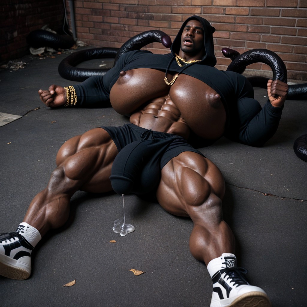 18+, Bouche Bée, Du Bas Vers Le Haut Porno IA Gay