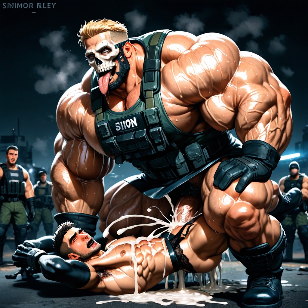 Simon Riley From Call Of Duty Ftm Trans, Body Fat, Simon Has Vagina Porno IA Gay