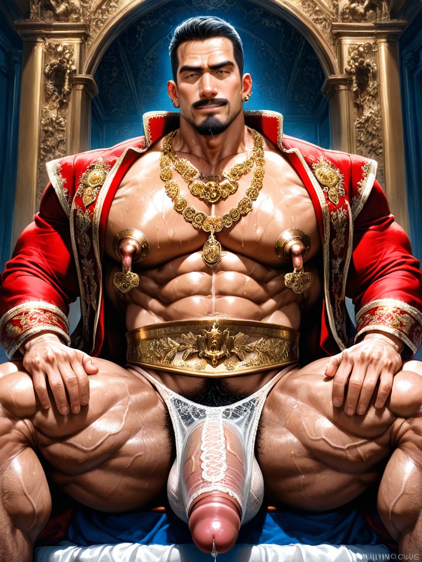 Hyper Realistic, Dense Excessive Curly Pubic Hair And Root Of Cock Revealed, Tête Rasée Porno IA Gay