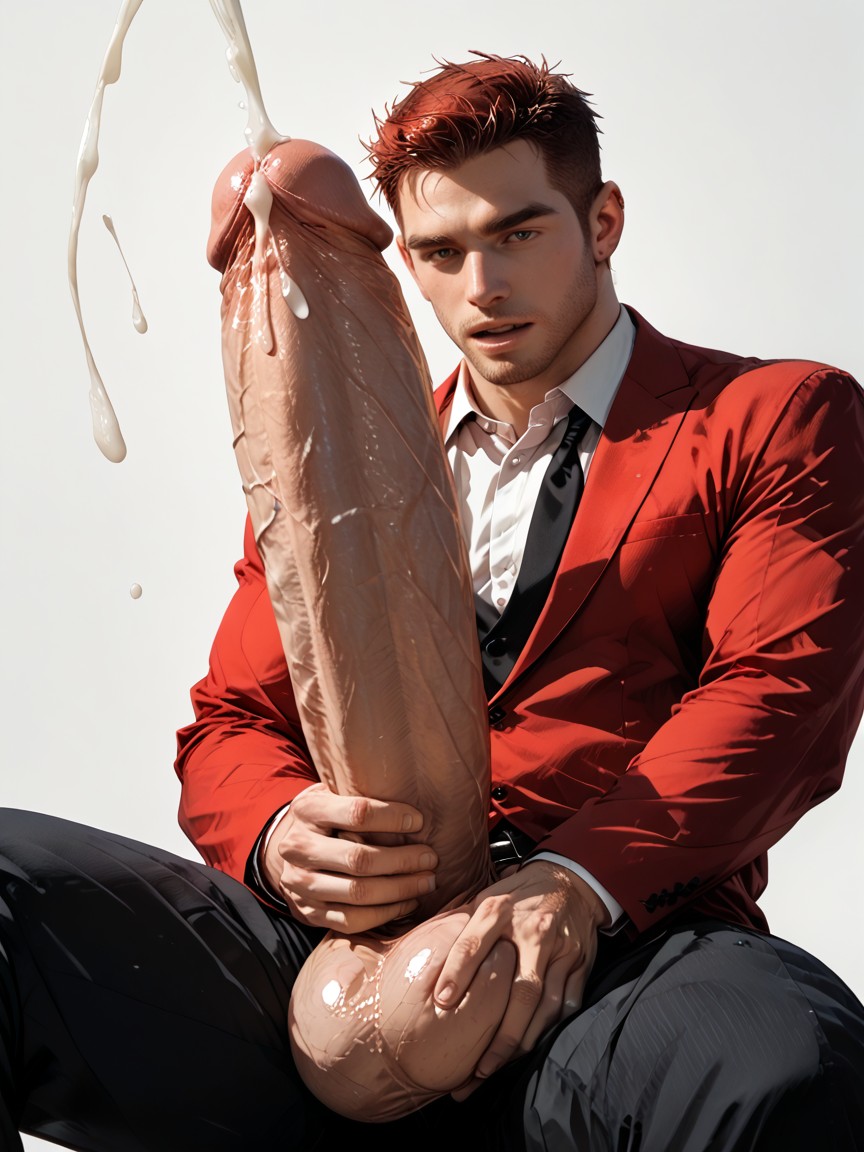 Vue De Côté, Top-down, Masculine Porno IA Gay