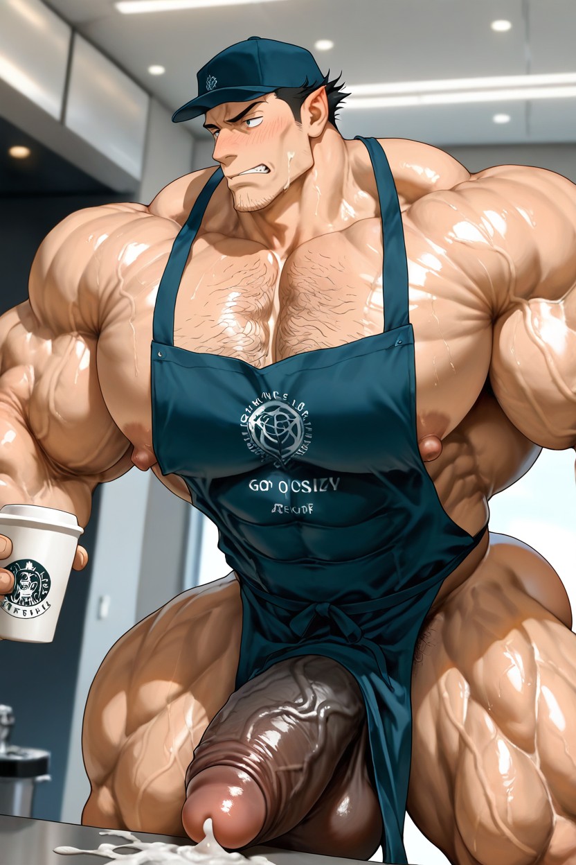 Zoom Out, Horny, Muscular 게이 AI 포르노