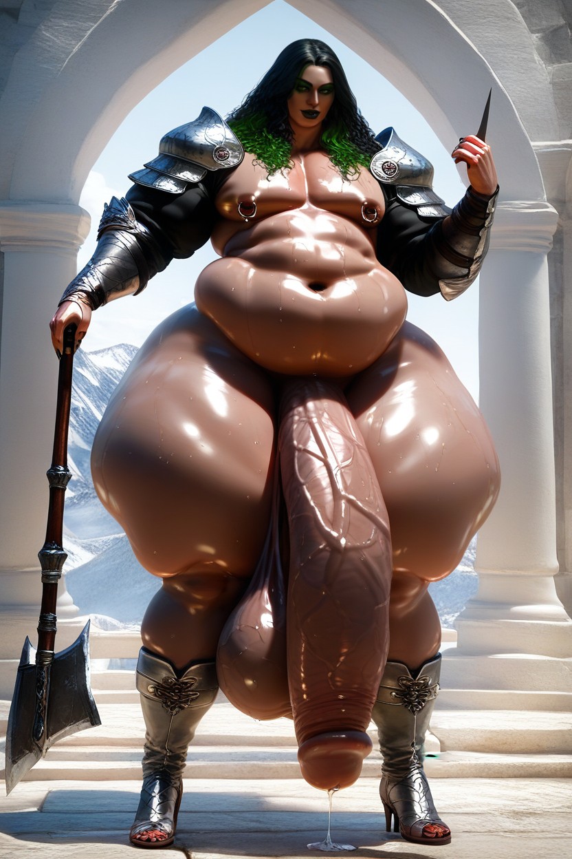 Extremely Long Gigantic Veiny Cock, Morbidly Obese, 18+ Porno IA Gay