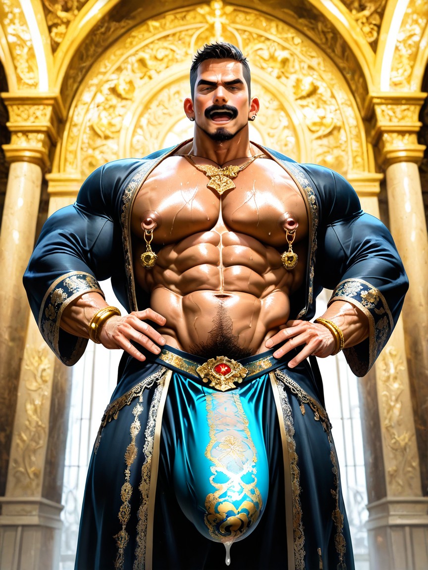 오르가슴, Hyper Realistic, 사이드뷰 게이 AI 포르노