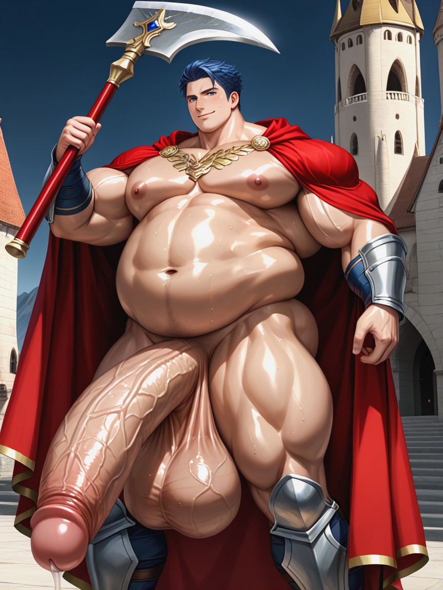 Precum, Smooth Skin, Morbidly Obese Porno gay IA