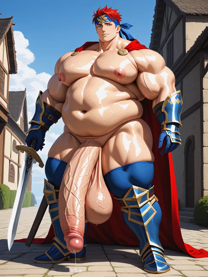 Large Puffy Erect Nipples, Soft Facial Features, Male Body Porno IA Gay