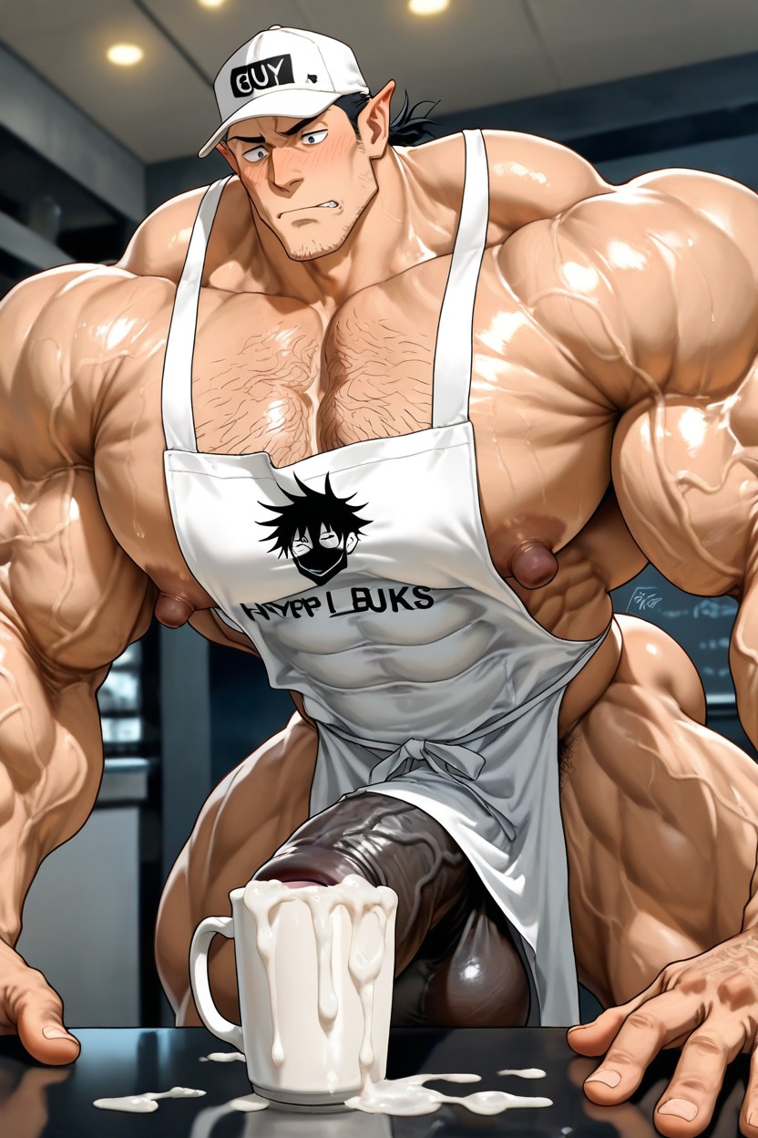 Exquisite Tonal Range, Éjaculation, Hyper-muscular Porno IA Gay