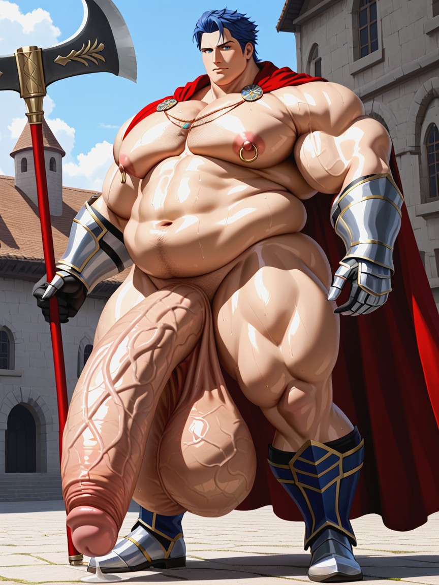 Nu, Male Chested, Hyper Cock Longer Than Leg Porno IA Gay