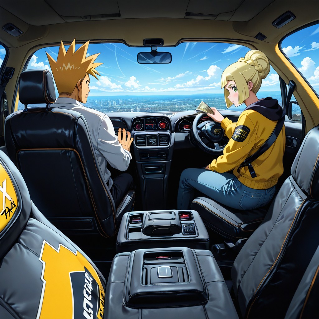 Girl Boy, Lillie Is Woman, View From Back Seat 게이 AI 포르노
