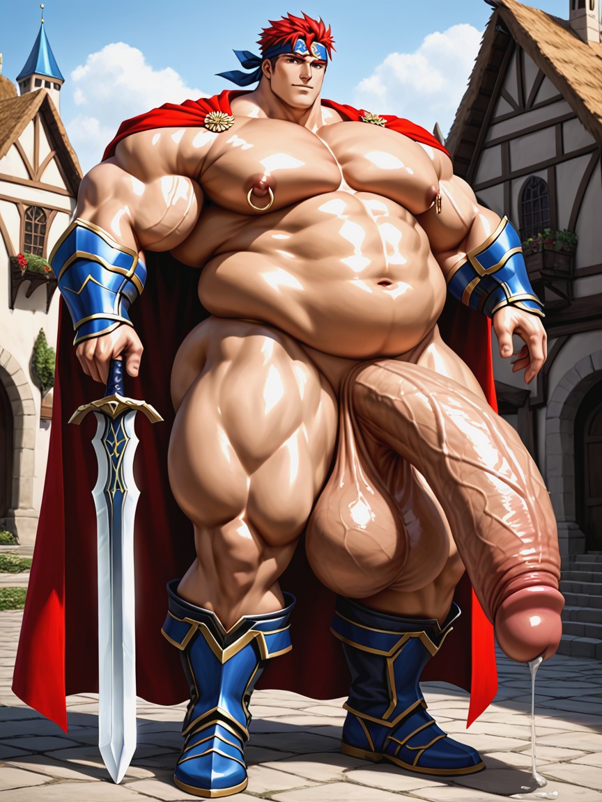 Oiled Skin, Shiny Skin, Muscular AI同性戀黃片