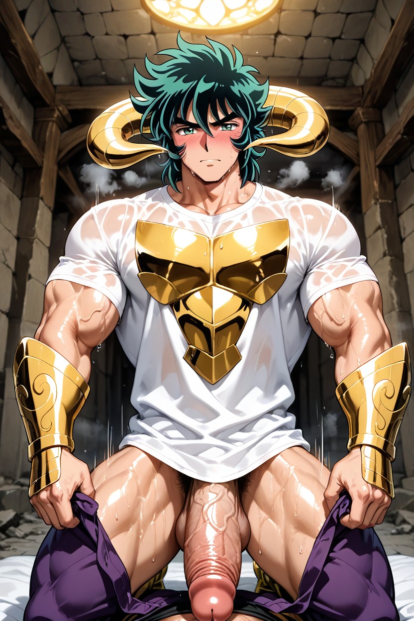 Gold Chest Armor, Roll Up Own T-shirt, 男孩子氣 AI同性戀黃片