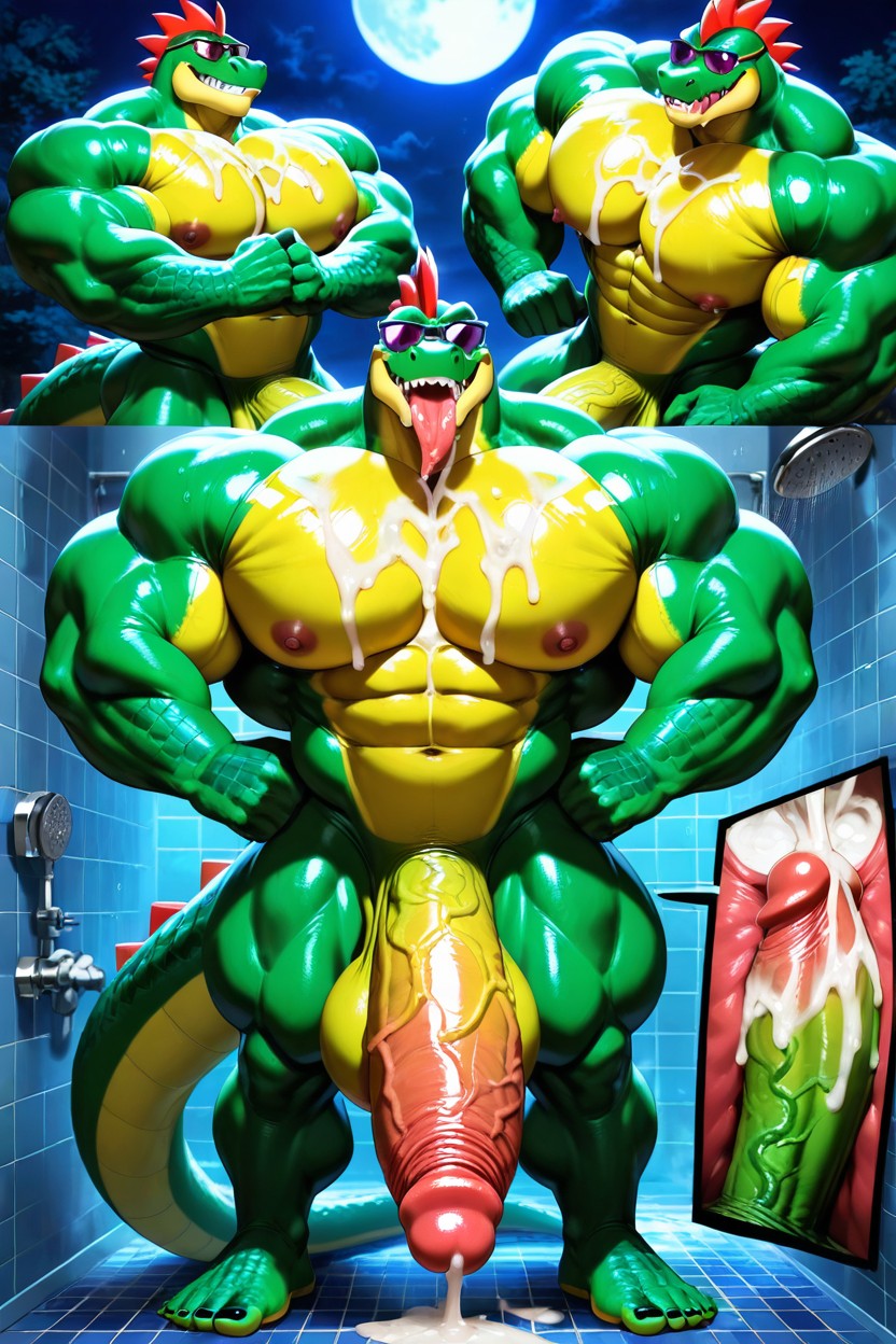 Very Oily, Hyper Penis, Night Porno gay IA