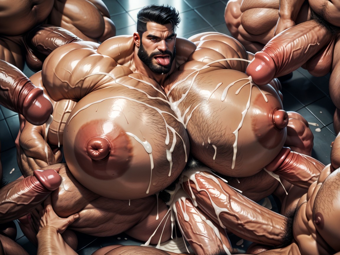 Cum Everywhere On Bodies, 丰满, Thick Bearded AI同性恋黄片