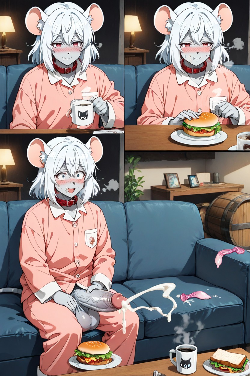 Anime Quality, Happy Expression, Steamy Breath AI同性戀黃片