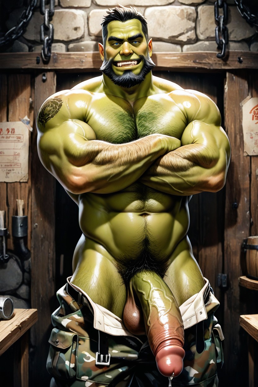 Muscular, Blue Eyes, 25+ 게이 AI 포르노