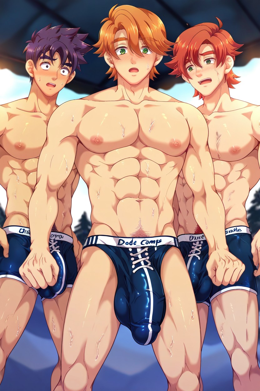 Men, 음경 돌출, Mikkoukun Art Style 게이 AI 포르노