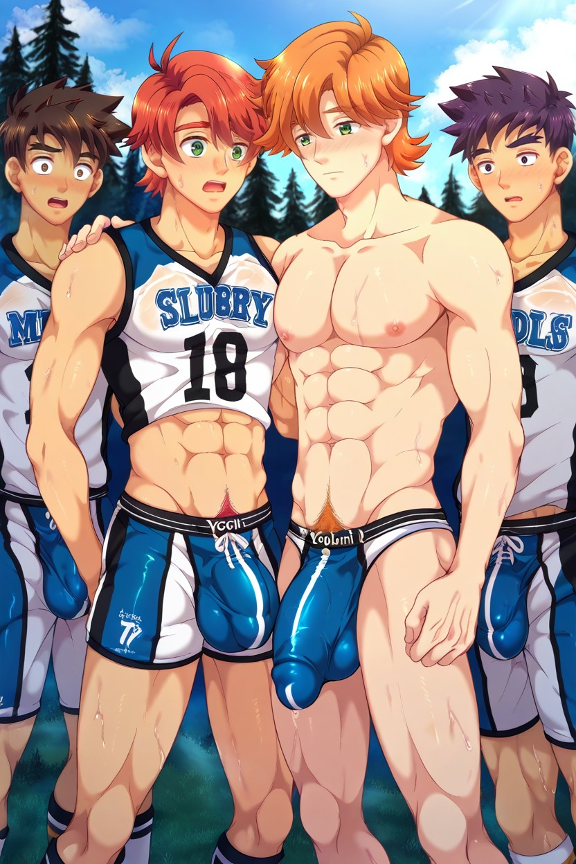 벌거벗은, Mikkoukun Art Style, 18+ 게이 AI 포르노
