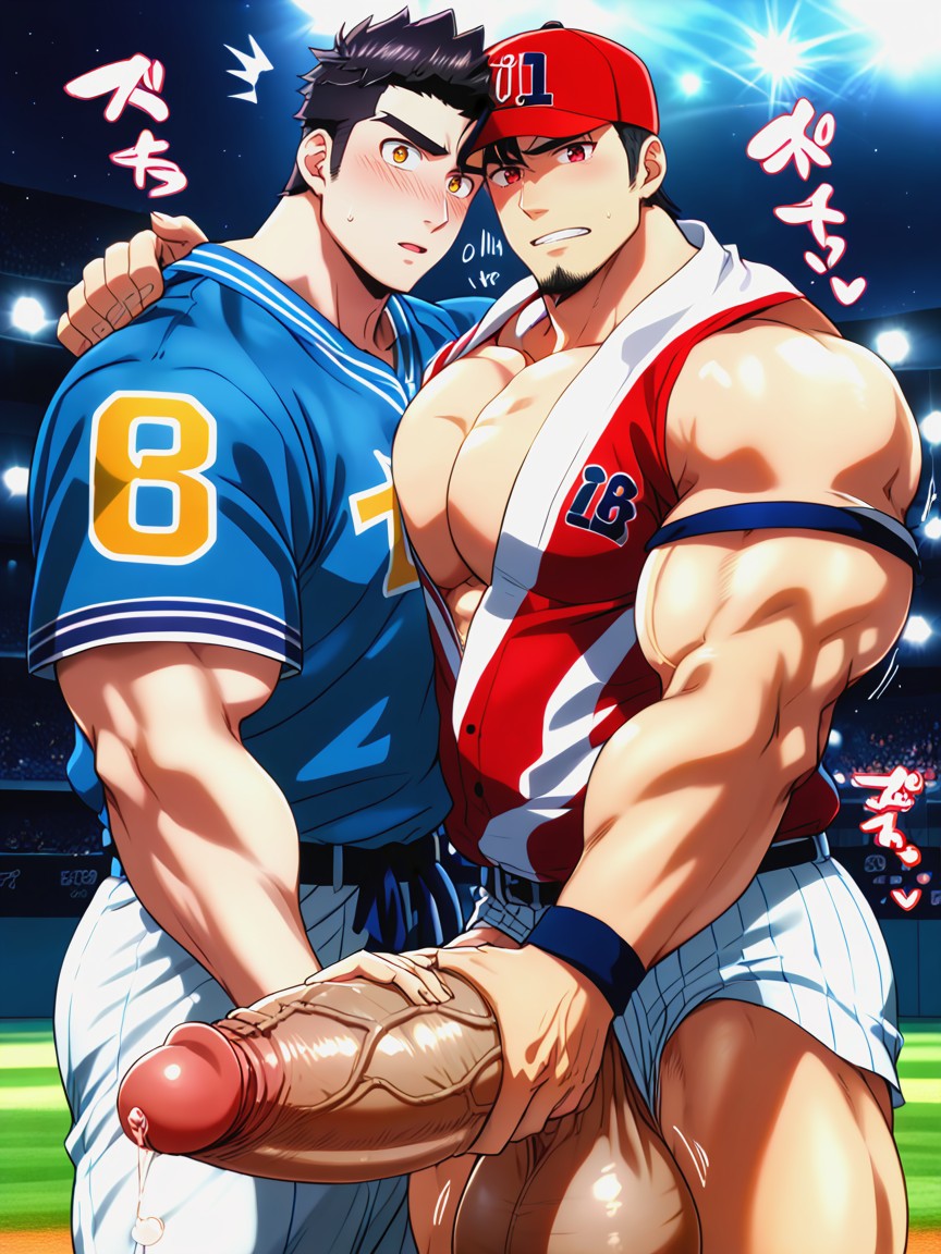 Underpants, Two Hands On Cock, Massive AI Gay Porn