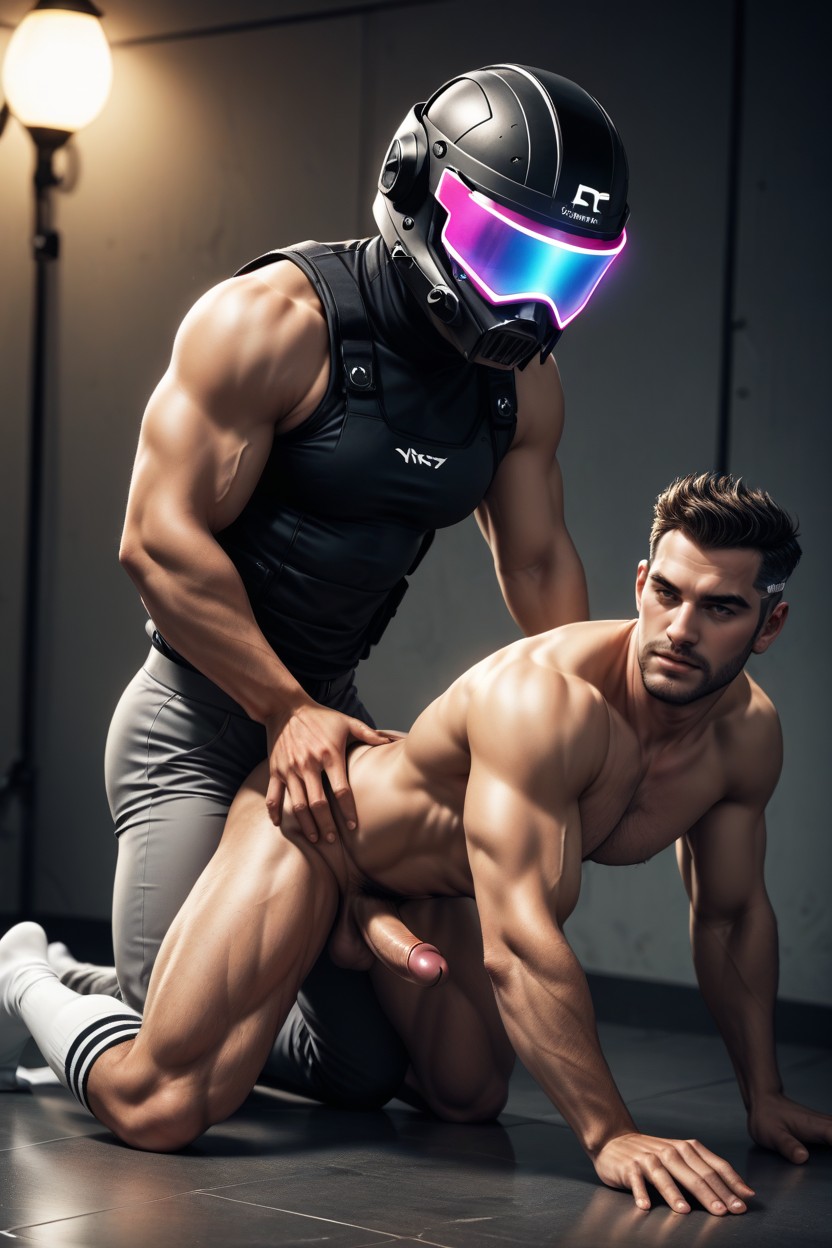 Highly Detailed Textures, 2人, Anal Sex ゲイAIポルノ