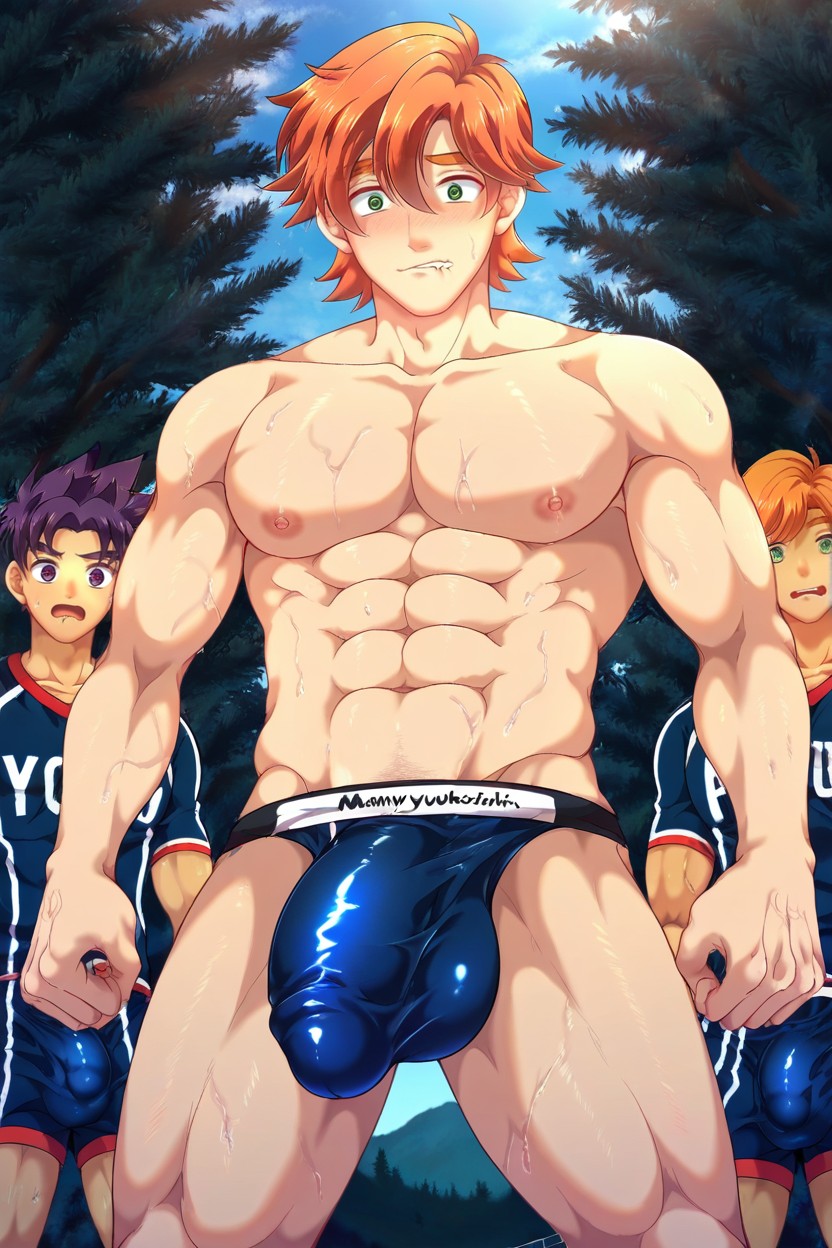 Filthy Skin, Throng Underwear, Sweaty AI Gay Porn