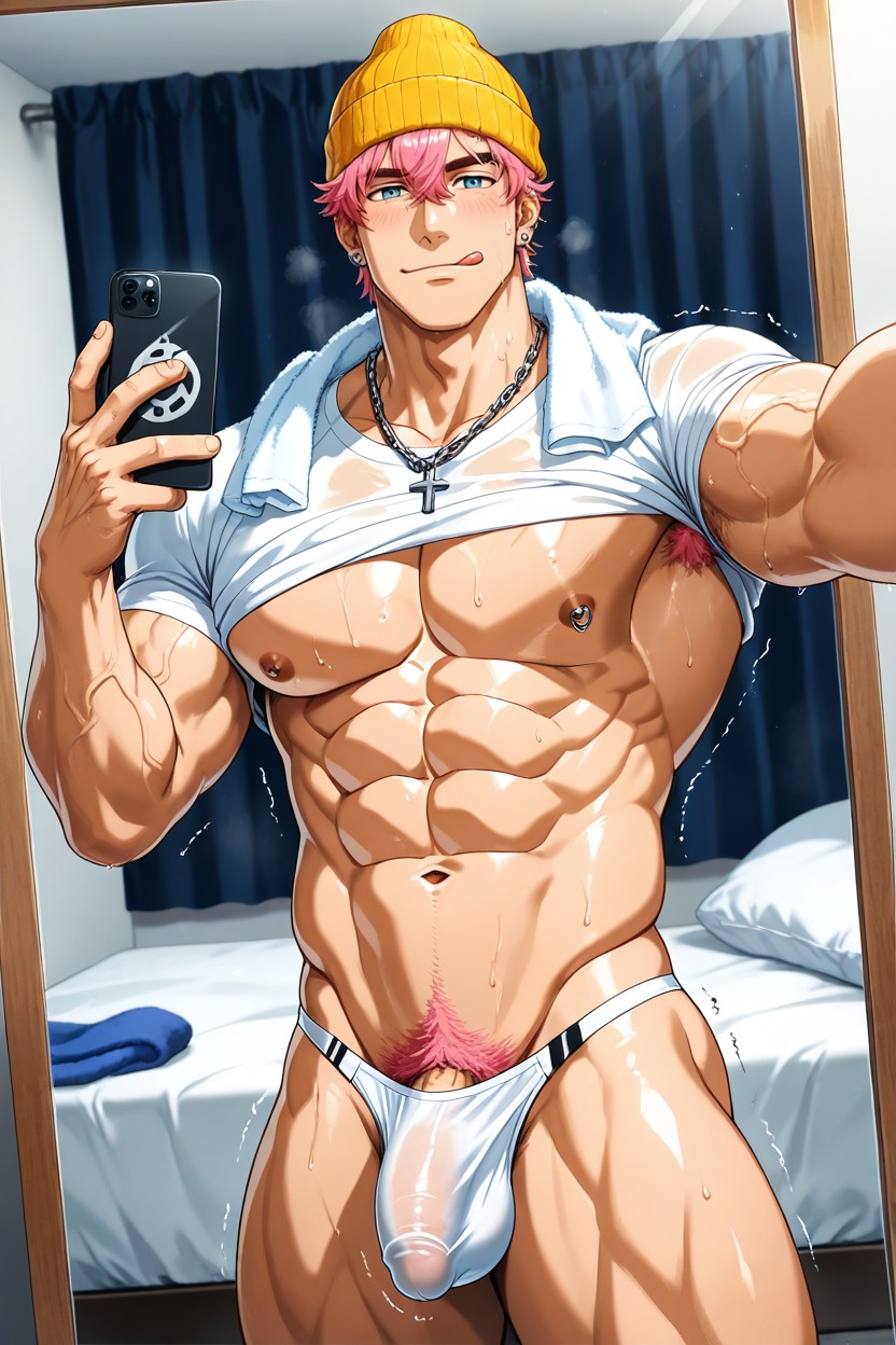 Bara, Closed Mouth, Looking At Viewer AI Gay Porn