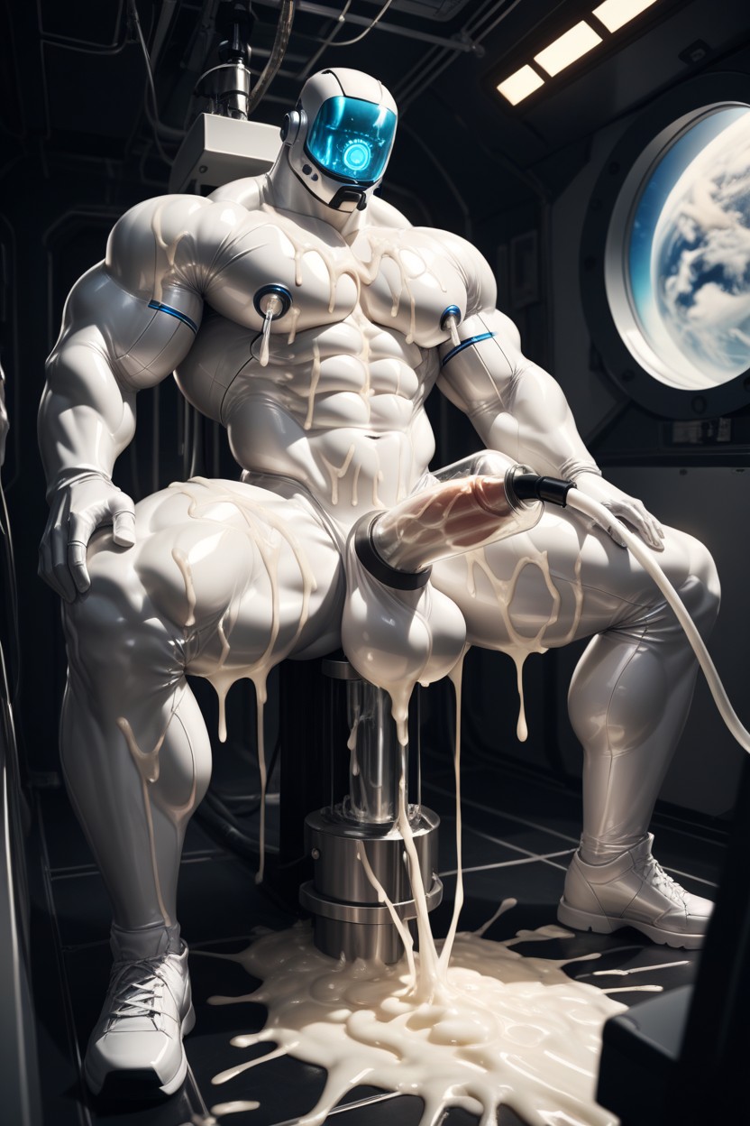 Cum On Thighs, Cum Everywhere, Orgasm 게이 AI 포르노