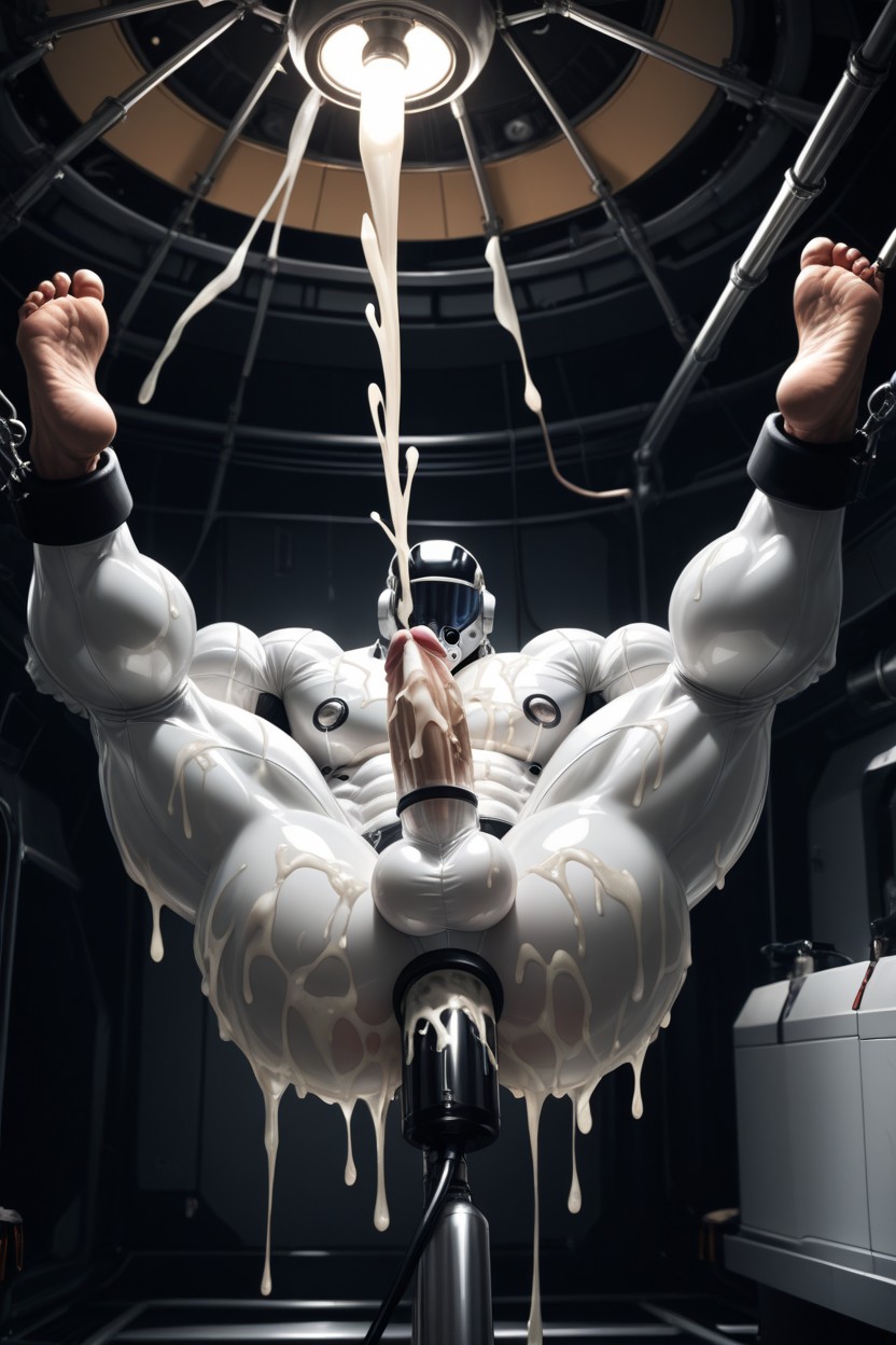 Masculine, Latex Skin, Silicone Skin ゲイAIポルノ