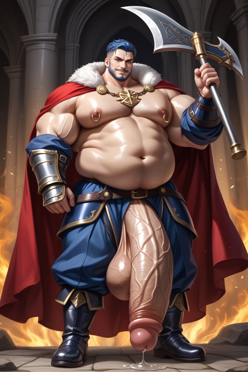 Masculine Body, 25+, Gigantic Puffy Erect Nipples 게이 AI 포르노