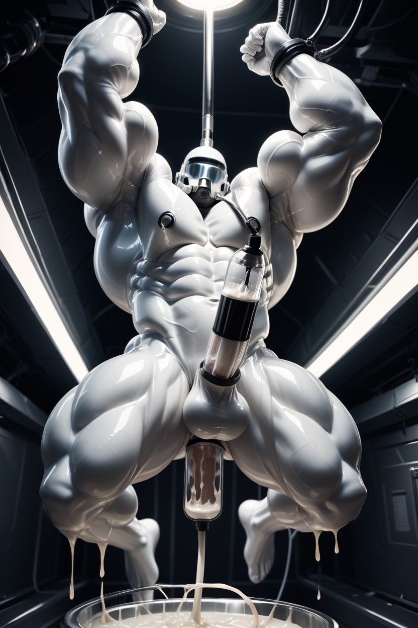 Cum Everywhere, Liquid Muscles, Orgasm 게이 AI 포르노