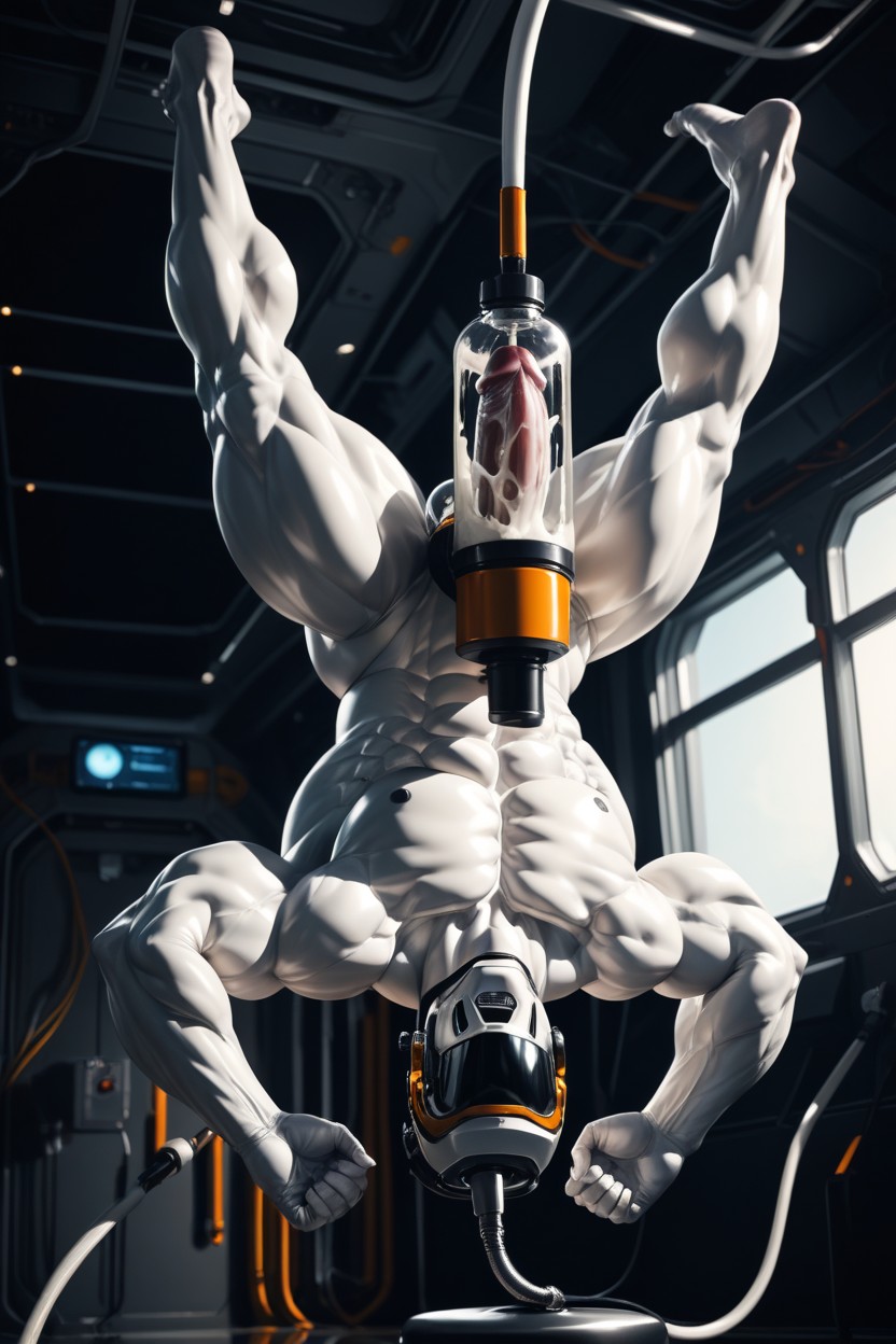 Faceless, Dramatic Lighting, Digital Face 게이 AI 포르노