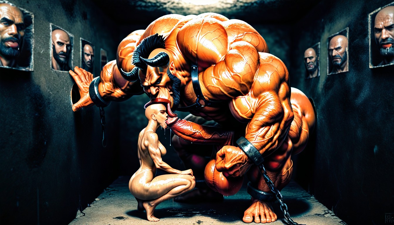 Glory Hole, Muscle Structure, High Definition ゲイAIポルノ