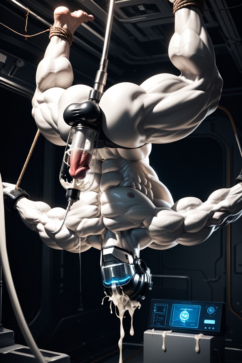 Hard Cock, Pump Head, Fuck Machine Anal Penetration AI Gay Porn