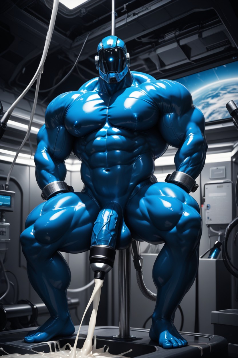 Sperm Tank, Restrained, Orgasm AI Gay Porn