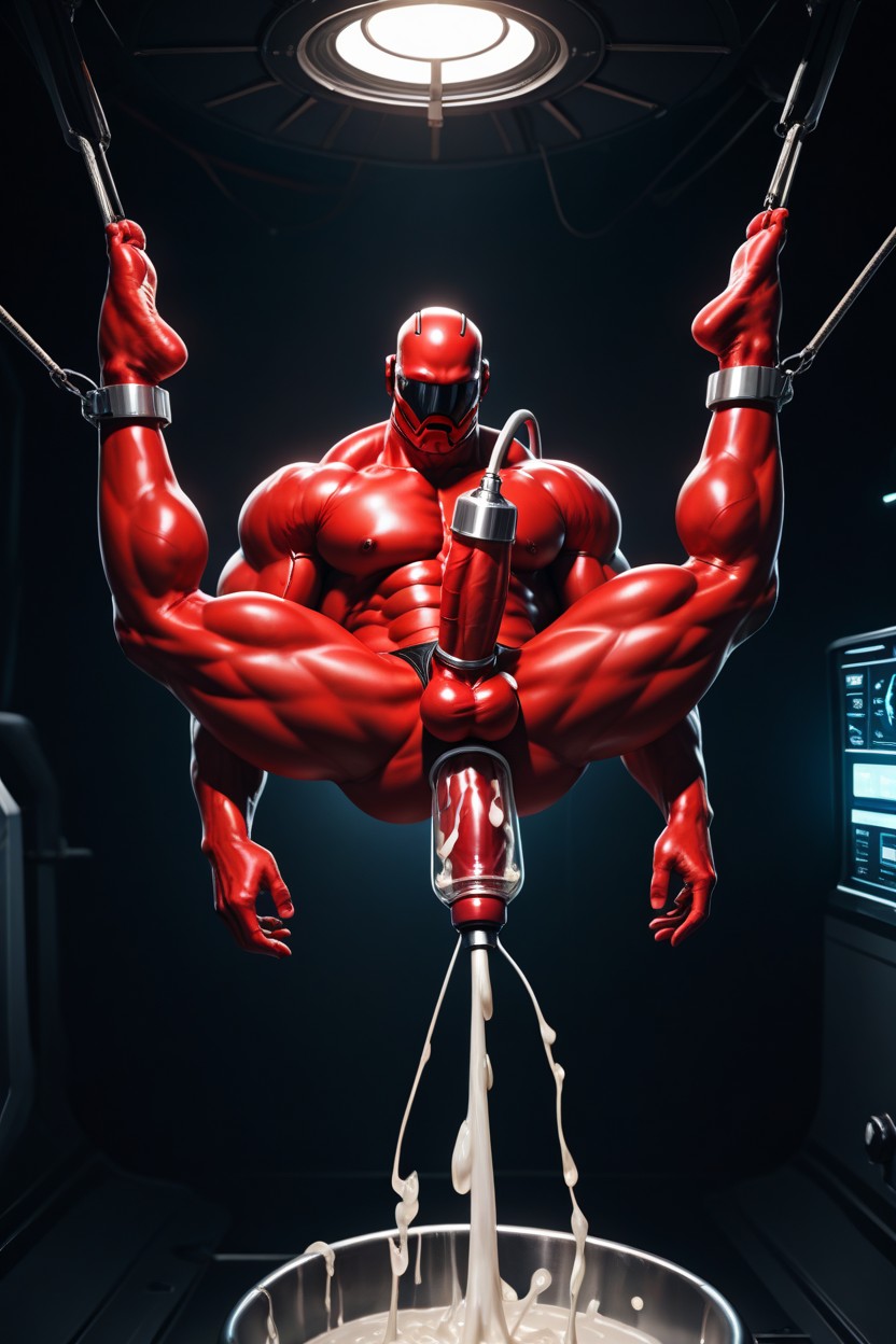 Xxl Oversized Broad Shoulder, Too Big To Fit, Excessive Cum AI Gay Porn