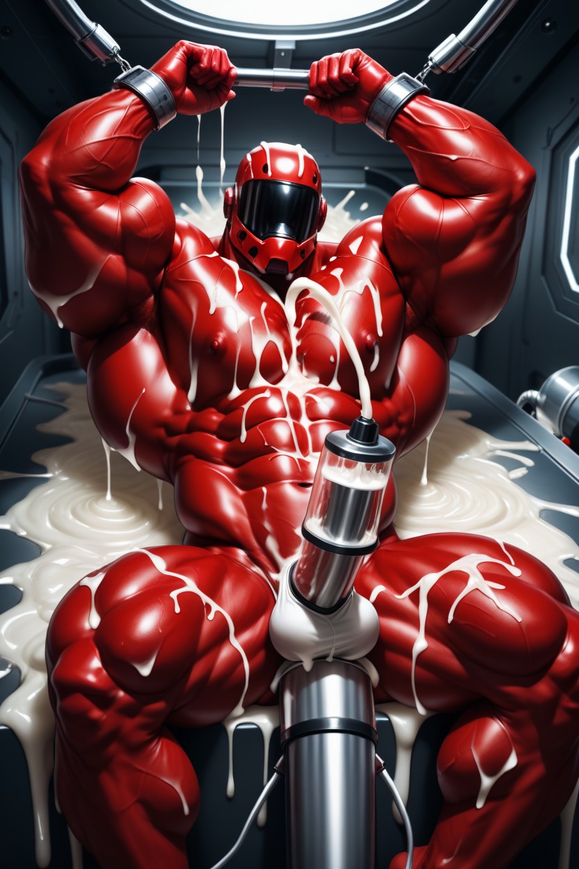 Excessive Cum, Cum On Abs, Black Accents AI Gay Porn