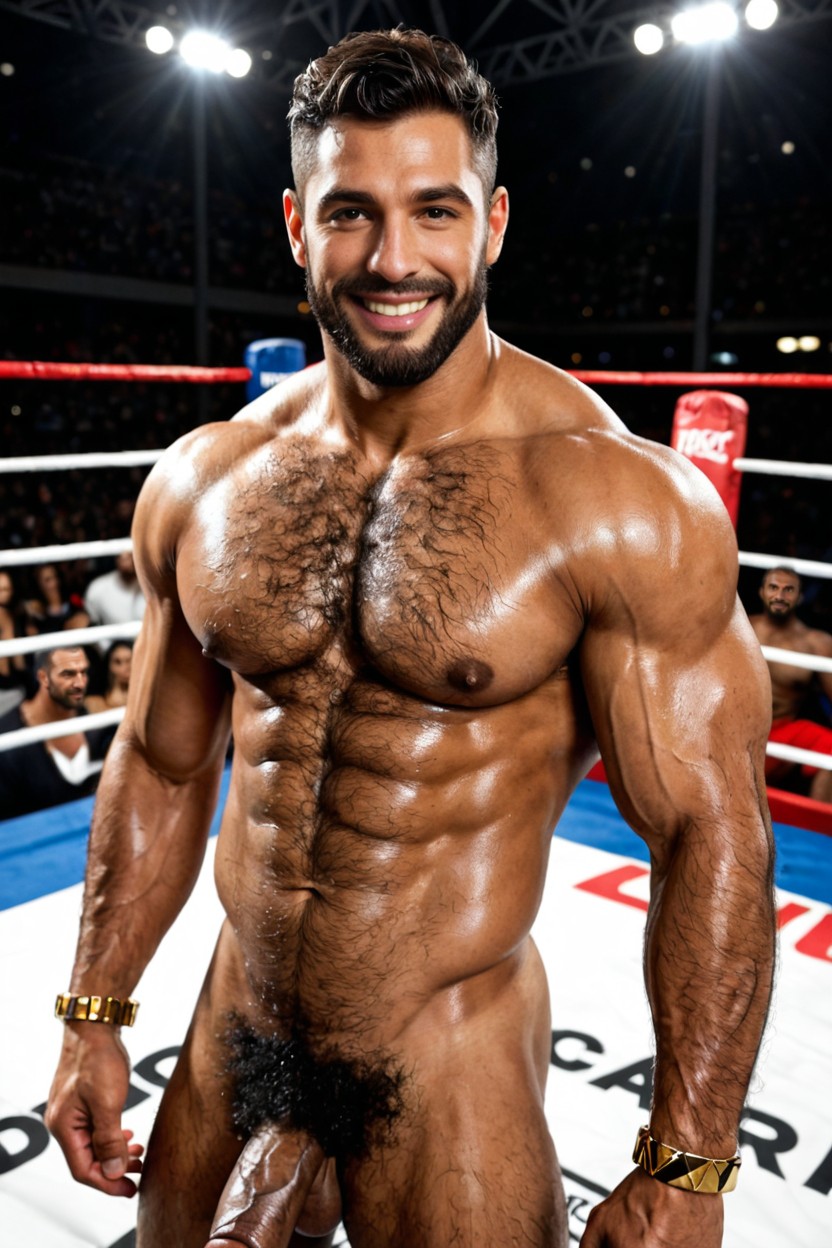 Smile, Definded Physics, At The Wrestling Ring AI Gay Porn