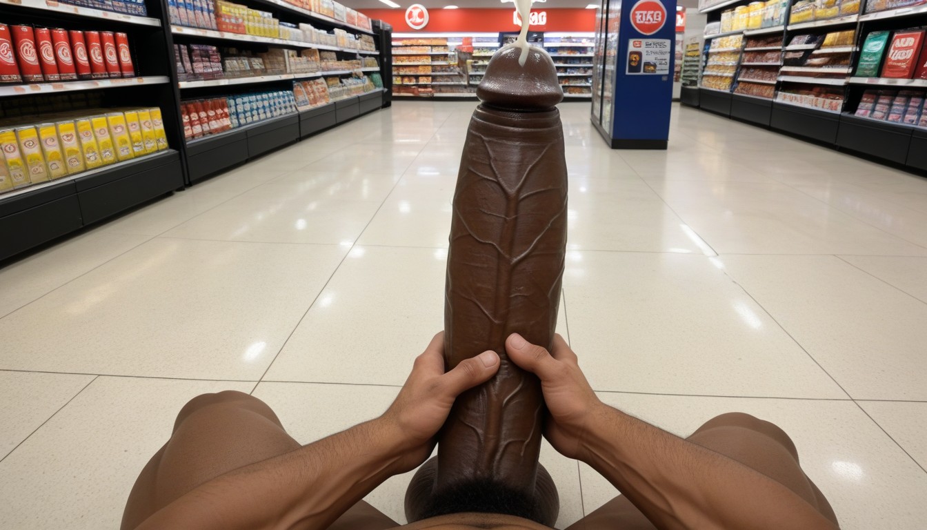Oversized Hyper Girthy Cock Hyper Colossal Cock Gigantic Hyper Cock, Extreme Hyper Massive Cock Growth, Motion Lines AI Gay Porn