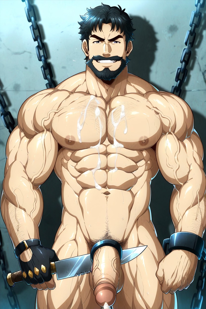 Wagner, Ncp Wagner, Thick Hair On His Chest And Abs AI Gay Porn