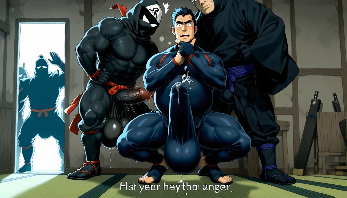Bara Hentai, Kondou Yoshinori Artstyle, Male AI同性戀黃片