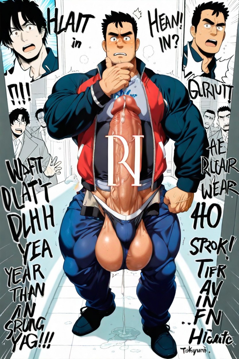 Cock Behind Shirt, Motion Lines, Black Hair AI同性恋黄片