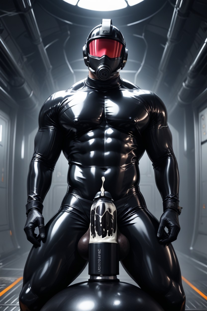 Sperm Tank, Huge Veiny Pecs, Exaggerated Hypertrophied Physique AI同性恋黄片