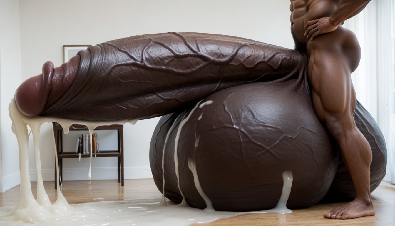 Erect Cock, Veiny, Hyper Massive Balls Porno IA Gay