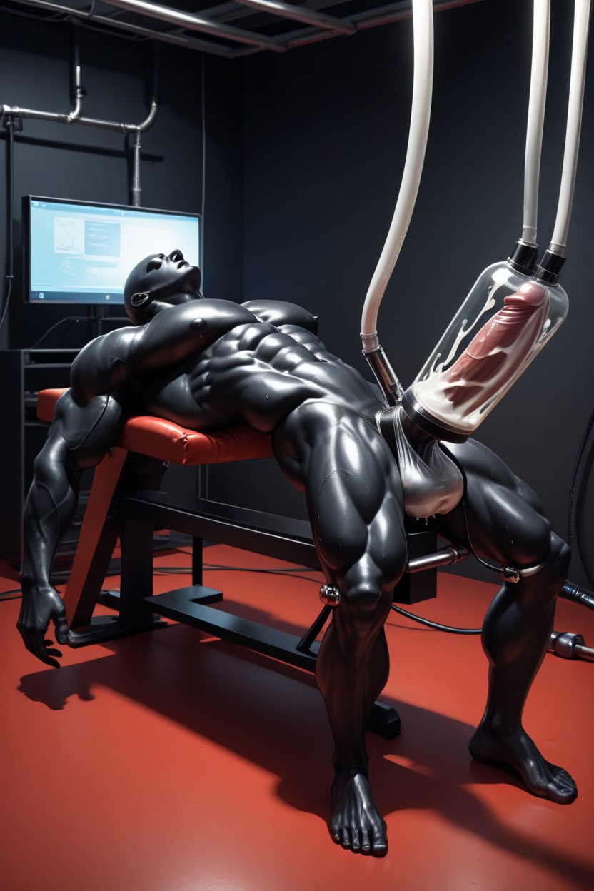 Being Milked, Featureless Nose, Weightless Feet Pornografia gay com IA