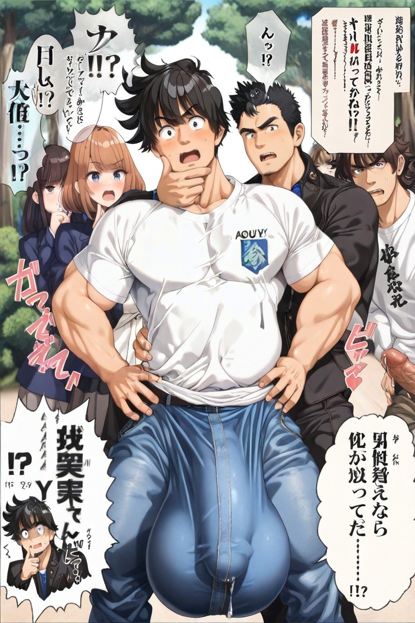White Shirt With Text Porno IA Gay