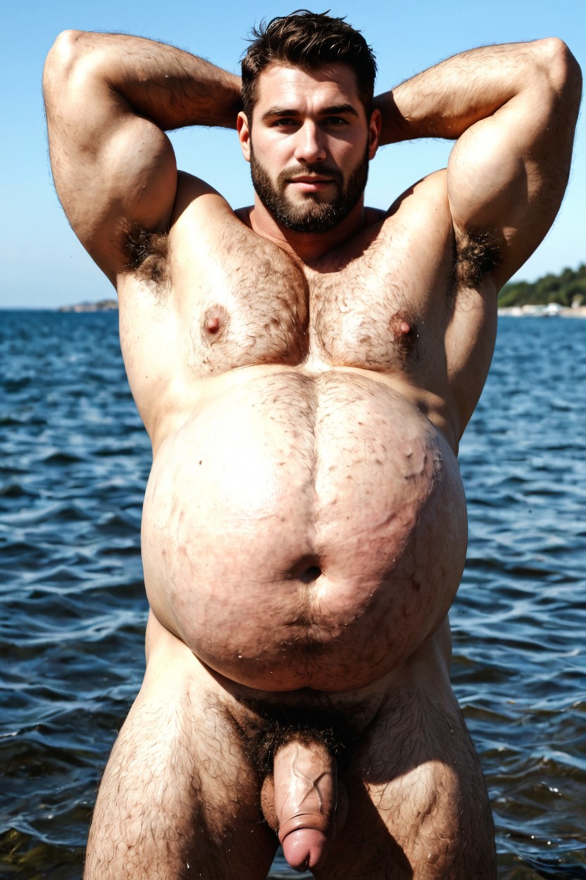 Belly Burst, Belly Burst, Belly Explosion Due To Inflation Porno IA Gay