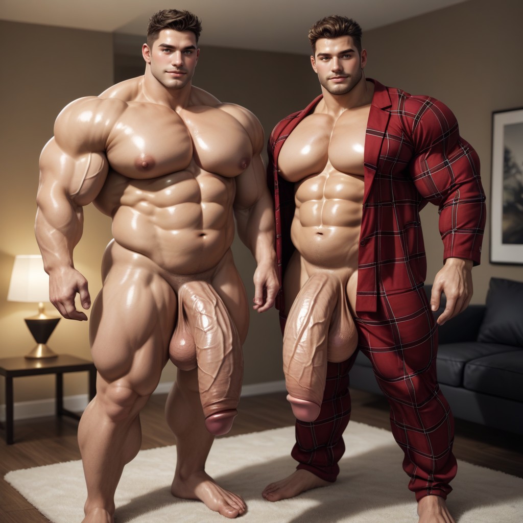 Big Giant Dicks, Big Round Pecs, 18+ AI同性恋黄片