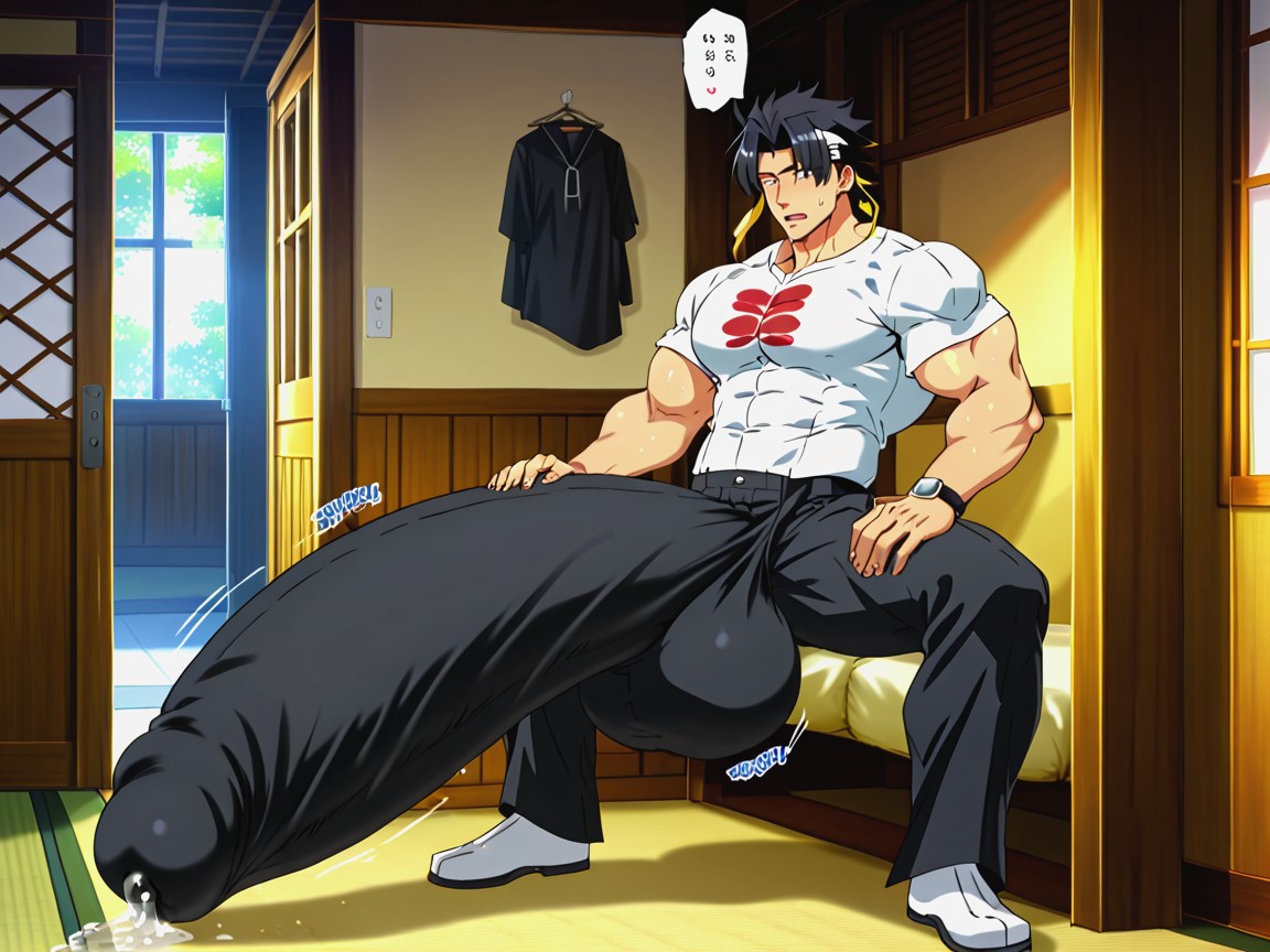 Erect Bulge, Dick On Chest, Bottom Focus AI同性戀黃片