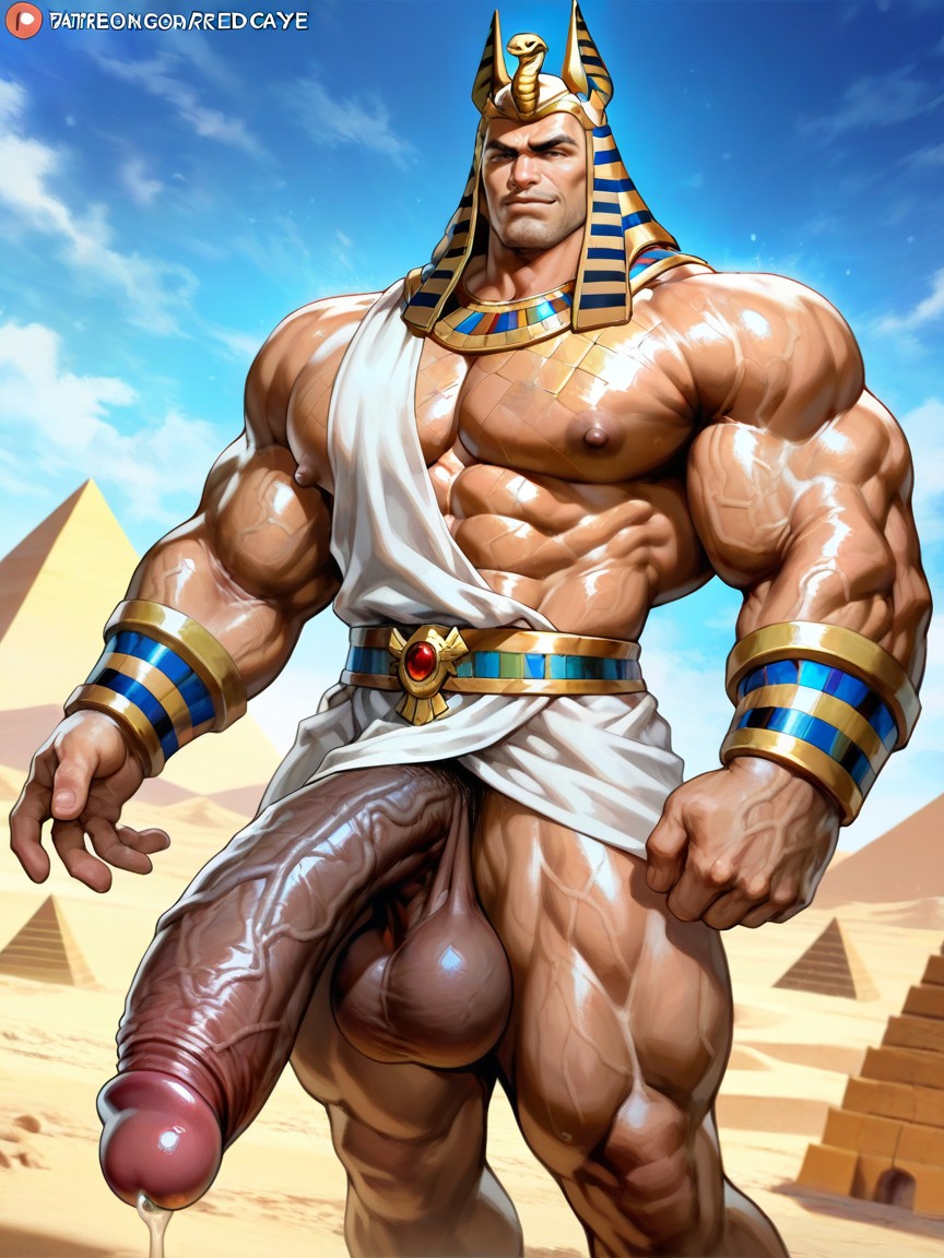 Smooth Brown Marble Skin, Dutch Dynamic Angle, Tunic Revealing Upper And Lower Body AI同性戀黃片